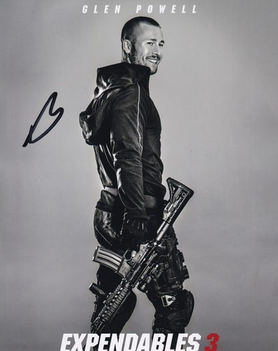 Autografo firmato glen powell - autografo,