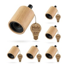 6x zoccolo per lampada E27