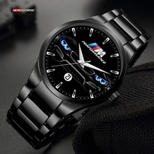 Orologio da Polso Nero Lucido in Acciaio Angel Eyes ispirato a BMW M Performance