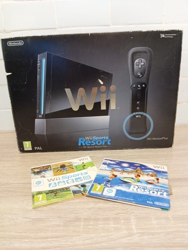 Nintendo wii console - wii, black