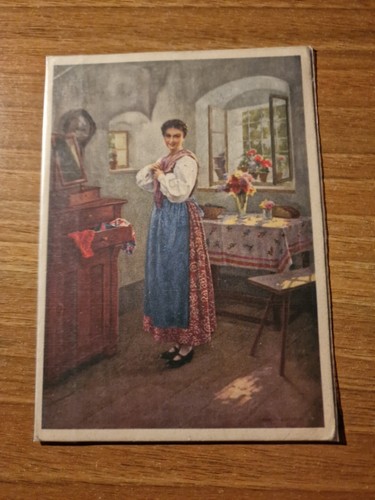 Cartolina pubblicità casa - cartolina,