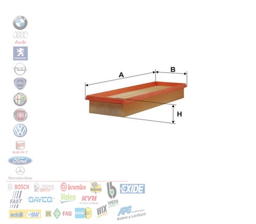 Filtro aria nissan primastar - filtro,