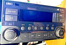 NISSAN MICRA-QUASHQAI- NOTE- AUTORADIO CD  AUX COMANDO TELEFONO+ TESSERINO CODE 