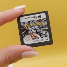 POKÉMON VERSIONE PLATINO Nintendo DS solo CARTUCCIA ORIGINALE Lingua Francese
