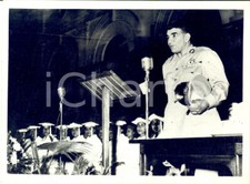 1953 CAIRO General Mohamed NAGUIB speaking at the American College *Photo 20x15