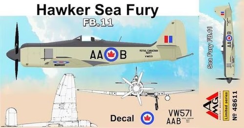 Hawker sea fury fb 11 - 1/48, fb.11