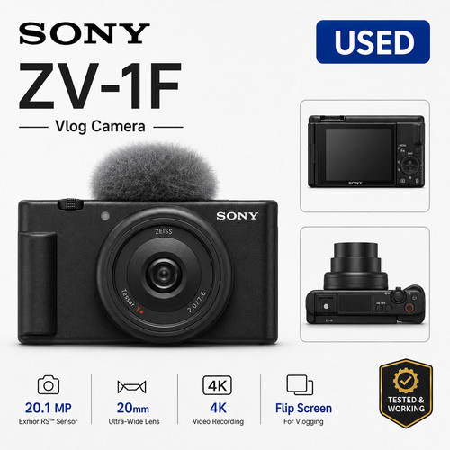 Sony mp 4k - zv-1f, vlog