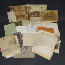 Blocco di documenti dell'Accademia Militare, foto, lettere, spartiti. Primi '900