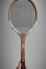 RACCHETTA TENNIS VINTAGE IN LEGNO DUNLOP MAXPLY FORT MEDIUM 5 VINTAGE del  1977
