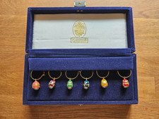 Faberge Set 6 Uova Charm Vino