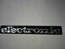 TARGHETTA ADESIVA ELETTRONIC