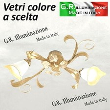 PLAFONIERA IN FERRO BATTUTO 2