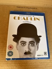 Chaplin (1992) Robert Downey Jr Reg Free UK BLU RAY R Attenborough NEW & SEALED