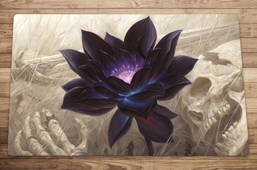 Black lotus trading card - black, game