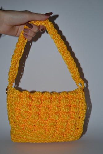 Borsa uncinetto realizzata - realizzata, a