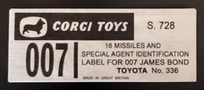 Corgi Toys 336 busta