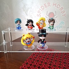 ACTION FIGURE SAILOR MOON SERIE COMPLETA 6 PERSONAGGI BUNNY STATUETTE COLLEZIONE