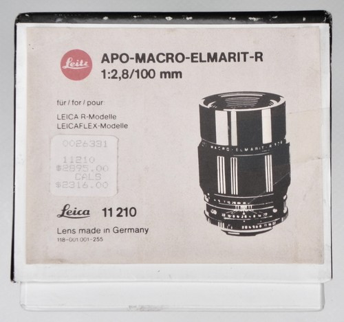 Leica 11210 scatola per 100mm - leica,