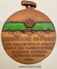 TRUPPE COLONIALI VI° BATTAGLIONE ERITREO MEDAGLIA CAMPAGNE D’AFRICA 