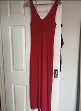 Maxi abito rosso Zara taglia