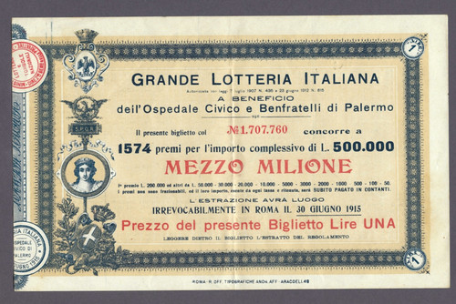 Biglietto grande lotteria - biglietto,