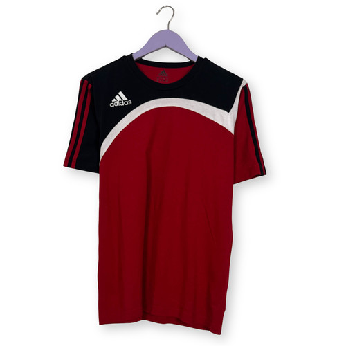 Shirt adidas nera rossa e - t,