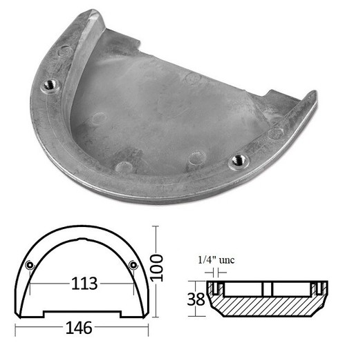 Anodo piede duo - anodo,