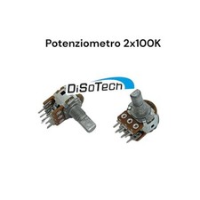 Potenziometro 2x100K B100K 6