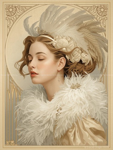 Photo femme élégante - photo, a4