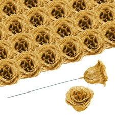 50pz rose ate fiori finti