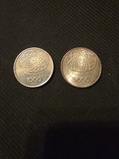 1000 lire argento 1970 2 Pezzi
