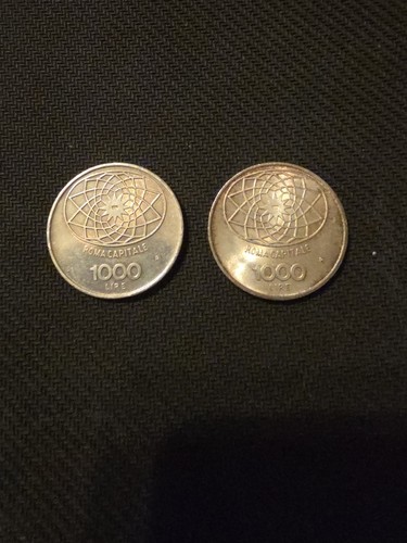 1000 lire argento 1970 pezzi - lire, 2