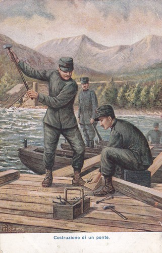 Cartolina militare genio - cartolina, ,genio