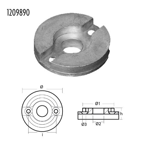 Tecnoseal 03507 anodo ricambio - 03507,