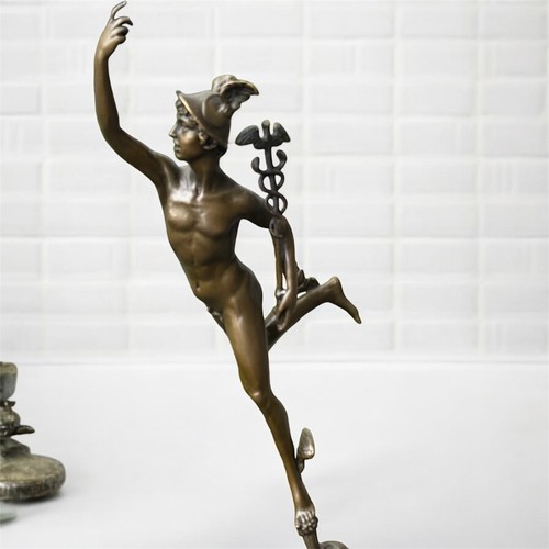 Scultura mercurio bronzo - scultura,
