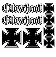Adesivi Oldschool set 8 pezzi