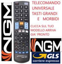 TELECOMANDO UNIVERSALE NGM; CLICCA IL TUO MODELLO LO RICEVERAI GIA' PRONTO