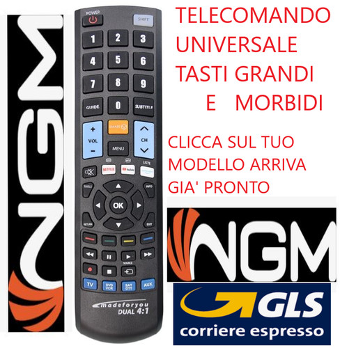 Telecomando universale ngm - telecomando,