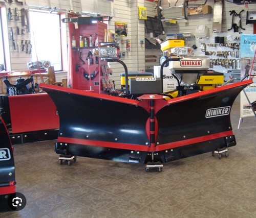 Snow plow blade storage - snow,