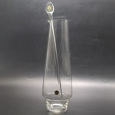 Brocca Martini cocktail in vetro Ekenas Svezia metà secolo con asta 750 ml