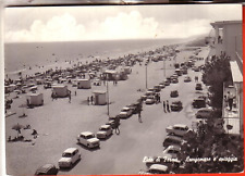 CARTOLINA  LIDO DI FERMO B/N    VIAGGIATA 1964 LUNGOMARE E SPIAGGIA OCCASIONE