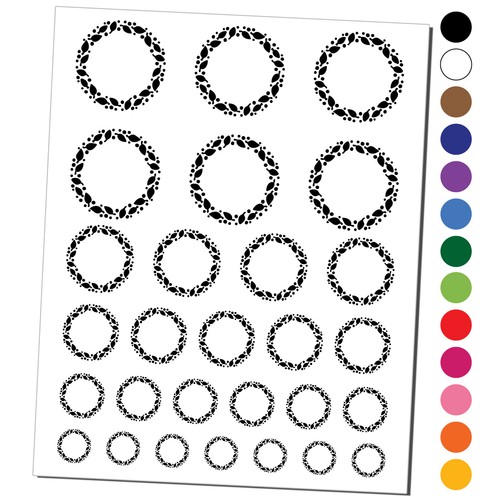 Set foglie punti - set, e