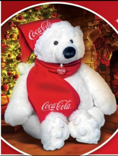 Peluche orso trudi coca cola - peluche,
