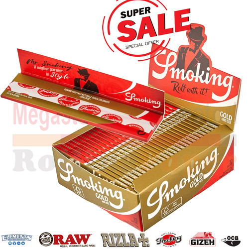 Smoking gold king size - size, slim