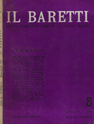 Baretti anno 1961 - n.,