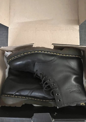Martens black greasy - black,