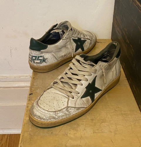 Golden goose leather ballstar - goose,
