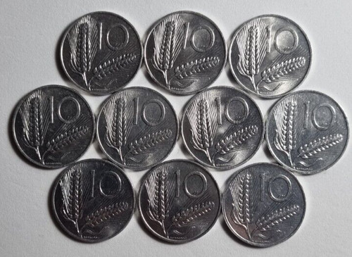Lire 1980 lotto 10 monete - lire,