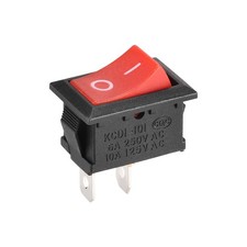Mini Boat Rocker Switch Black