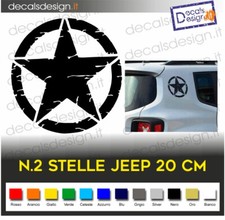 Coppia adesivi stella usa - stella,